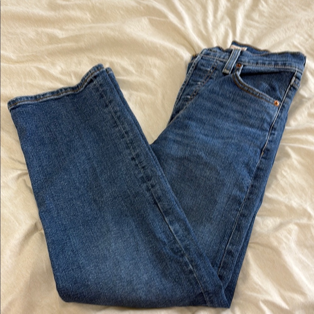 Levi's Blue Straight Leg Jeans Classic Denim